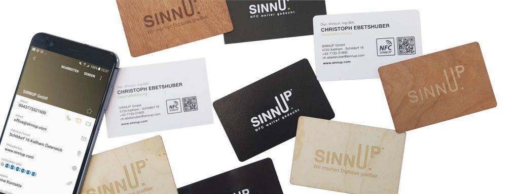 NFC Business Visitenkarte - SINNUP